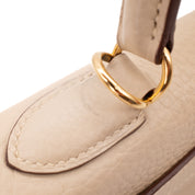 Hermès Kelly 28 Retourne Parchemin Taurillon Clemence GHW