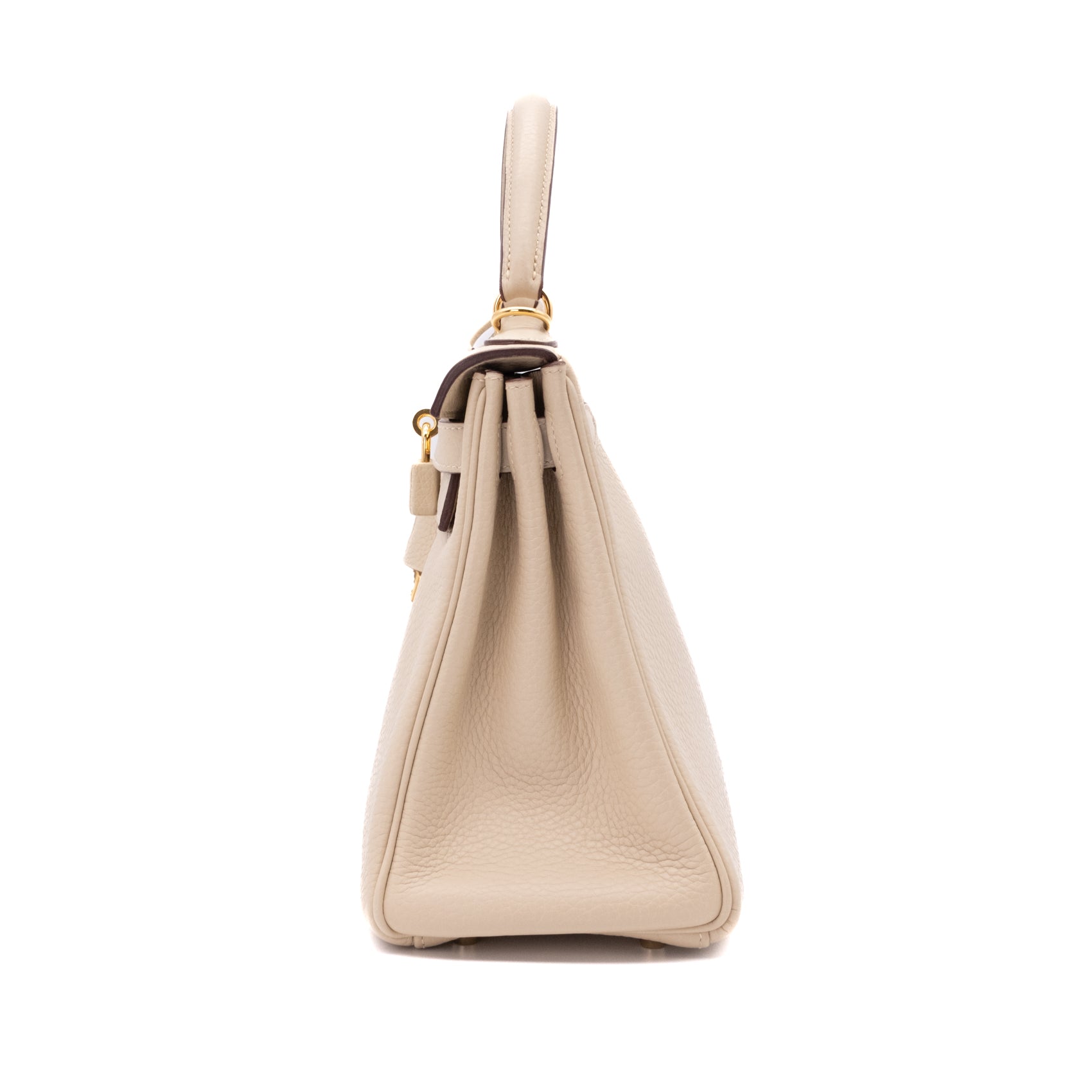 Hermès Kelly 28 Retourne Parchemin Taurillon Clemence GHW