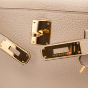 Hermès Kelly 28 Retourne Parchemin Taurillon Clemence GHW