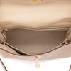 Hermès Kelly 28 Retourne Parchemin Taurillon Clemence GHW