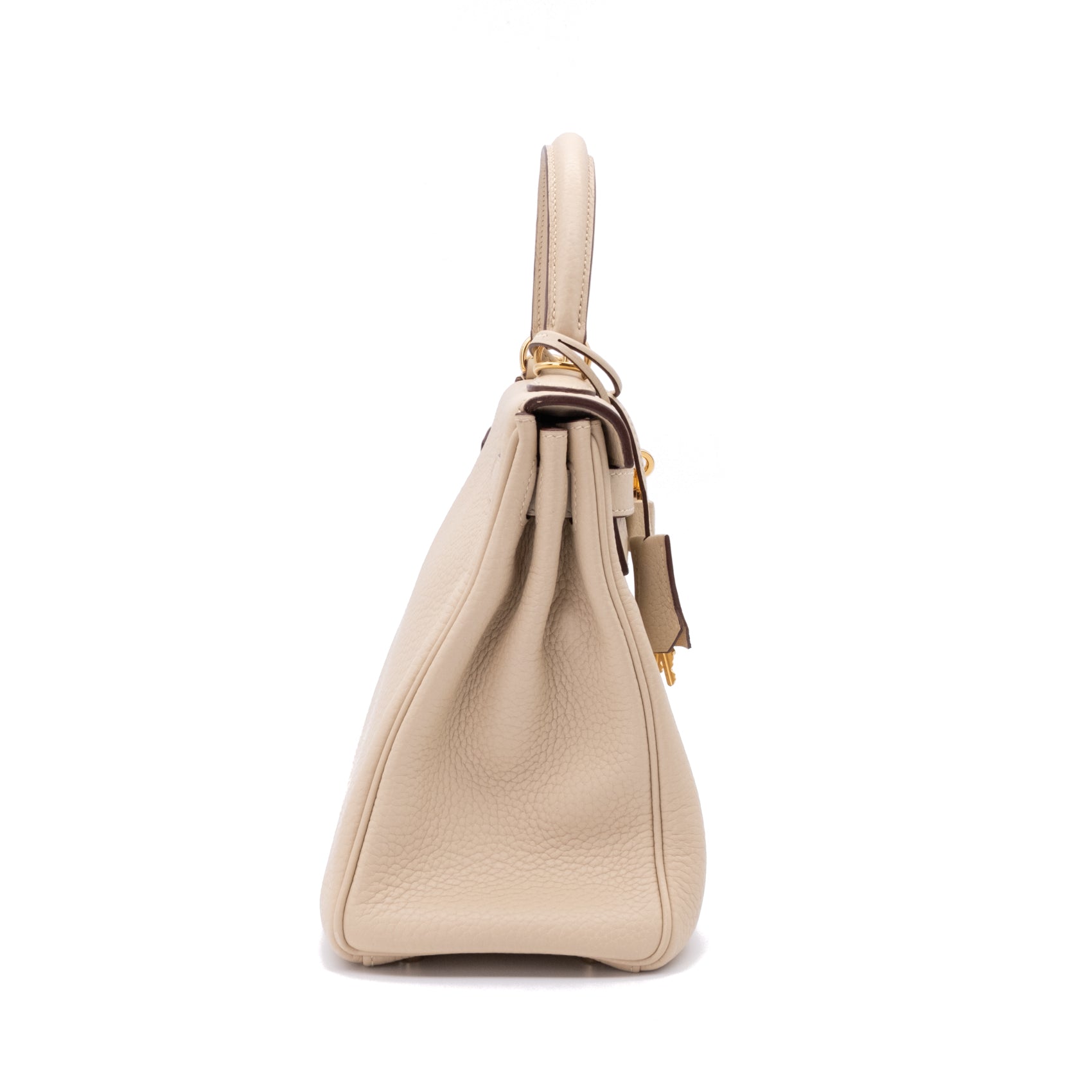 Hermès Kelly 28 Retourne Parchemin Taurillon Clemence GHW
