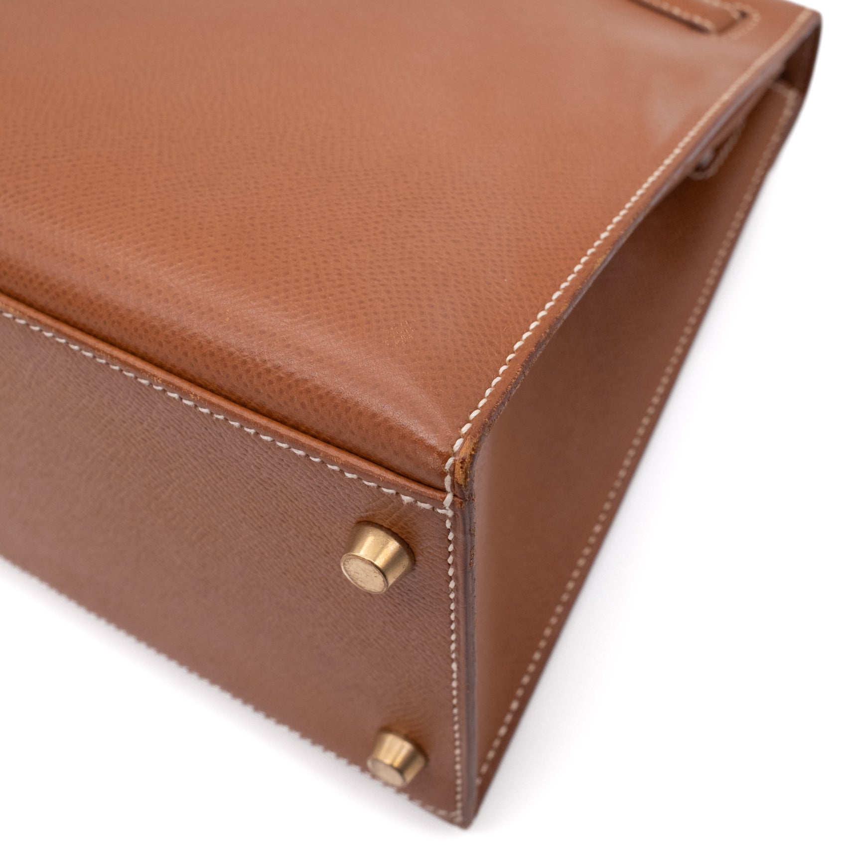 Hermès Kelly 28 Sellier Courchevel Gold Gold GHW
