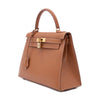 Hermès Kelly 28 Sellier Courchevel Gold Gold GHW