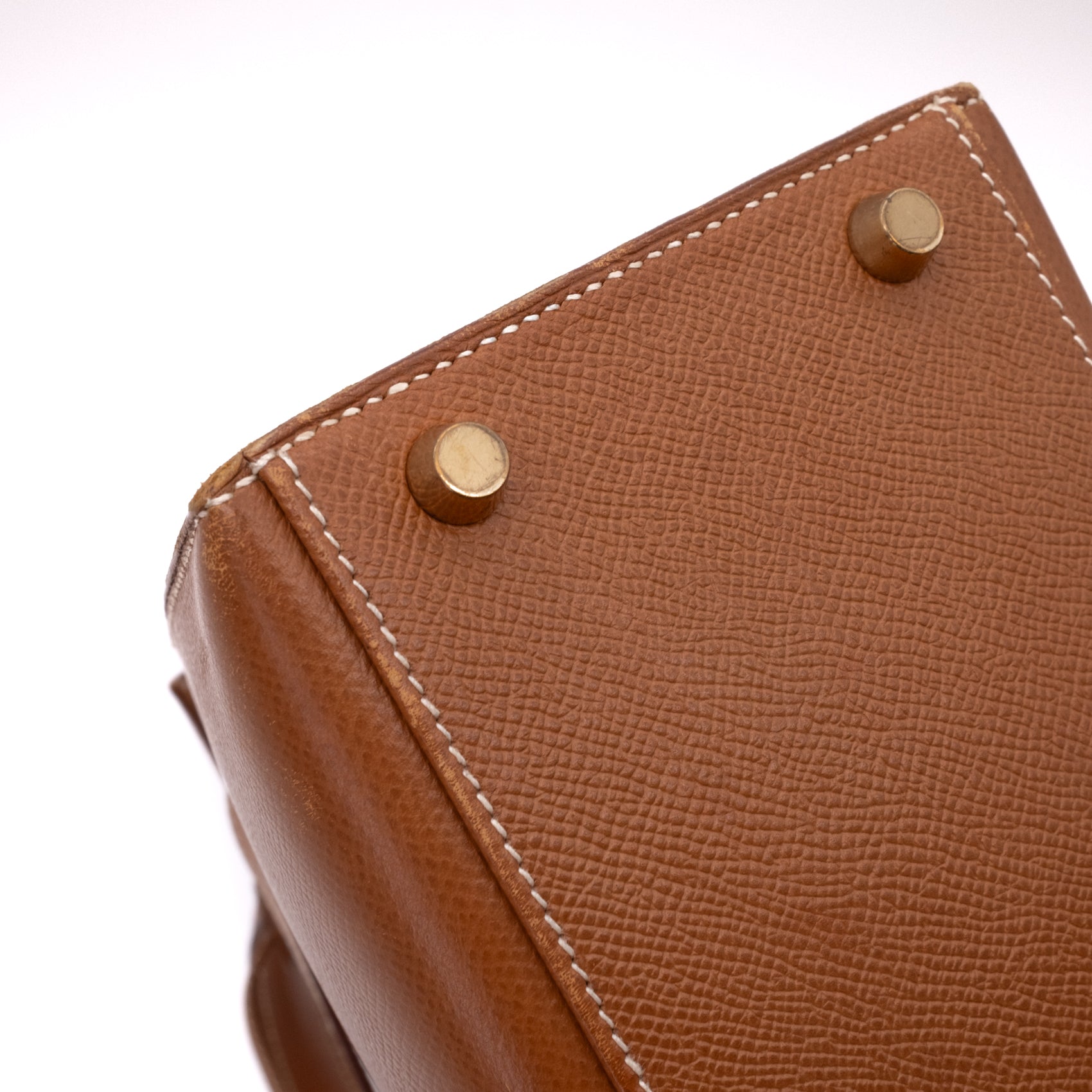 Hermès Kelly 28 Sellier Courchevel Gold Gold GHW