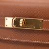 Hermès Kelly 28 Sellier Courchevel Gold Gold GHW