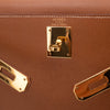 Hermès Kelly 28 Sellier Courchevel Gold Gold GHW