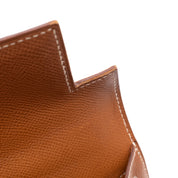 Hermès Kelly 28 Sellier Courchevel Gold Gold GHW