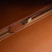 Hermès Kelly 28 Sellier Courchevel Gold Gold GHW