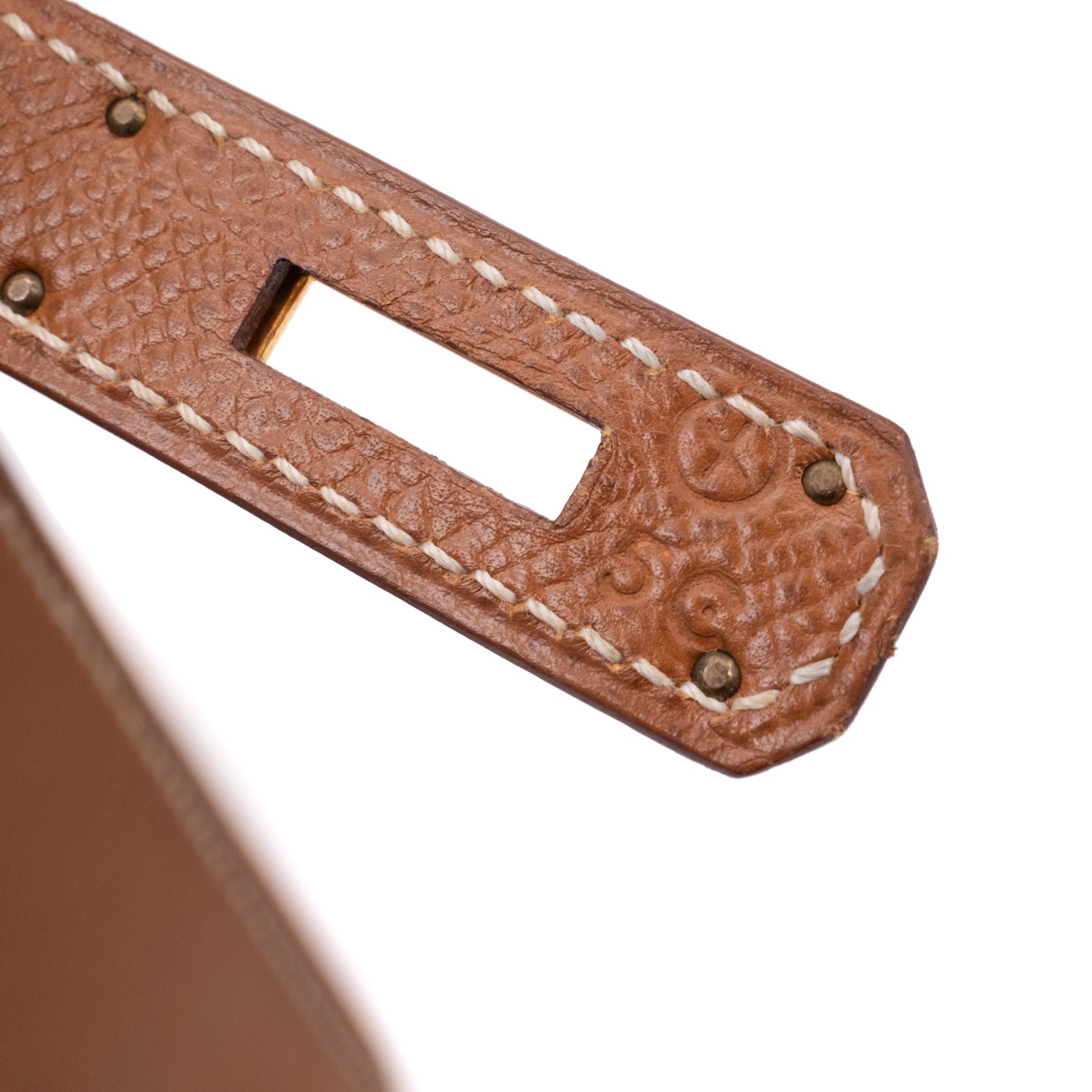 Hermès Kelly 28 Sellier Courchevel Gold Gold GHW