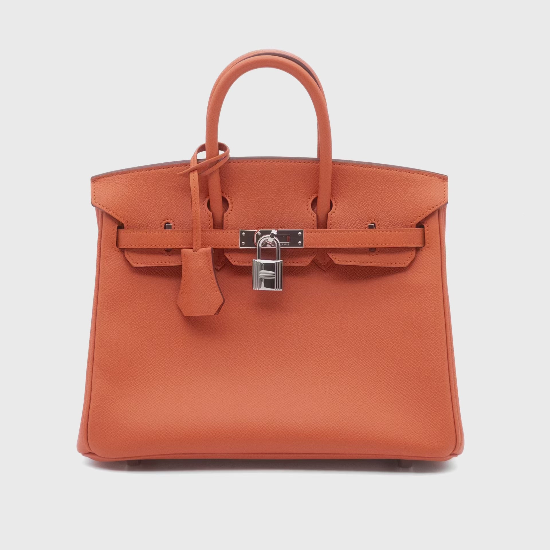 Hermès Birkin 25 Epsom Mango Retourne PHW